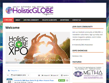 Tablet Screenshot of holisticglobemag.com